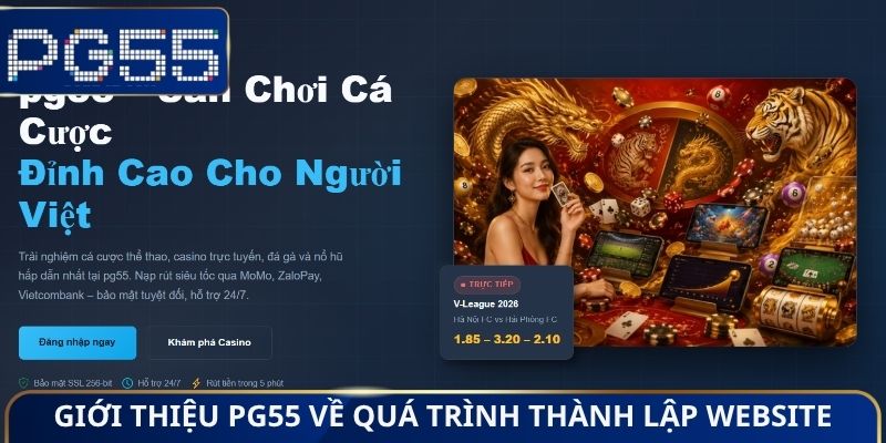 Giới thiệu PG55 về quá trình thành lập website