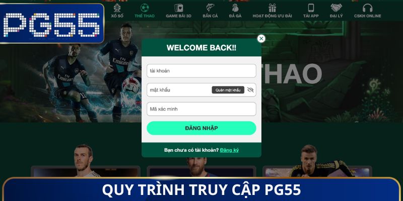 Quy trình truy cập PG55