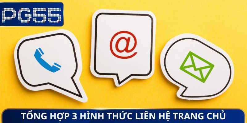 Tổng hợp 3 hình thức liên hệ trang chủ