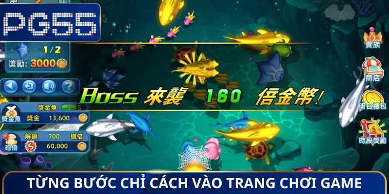 Từng bước chỉ cách vào trang chơi game